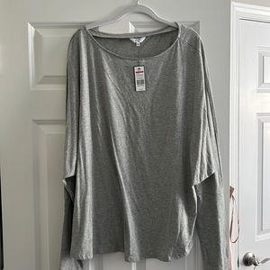Crown and Ivy grey long sleeve size XXL NWT